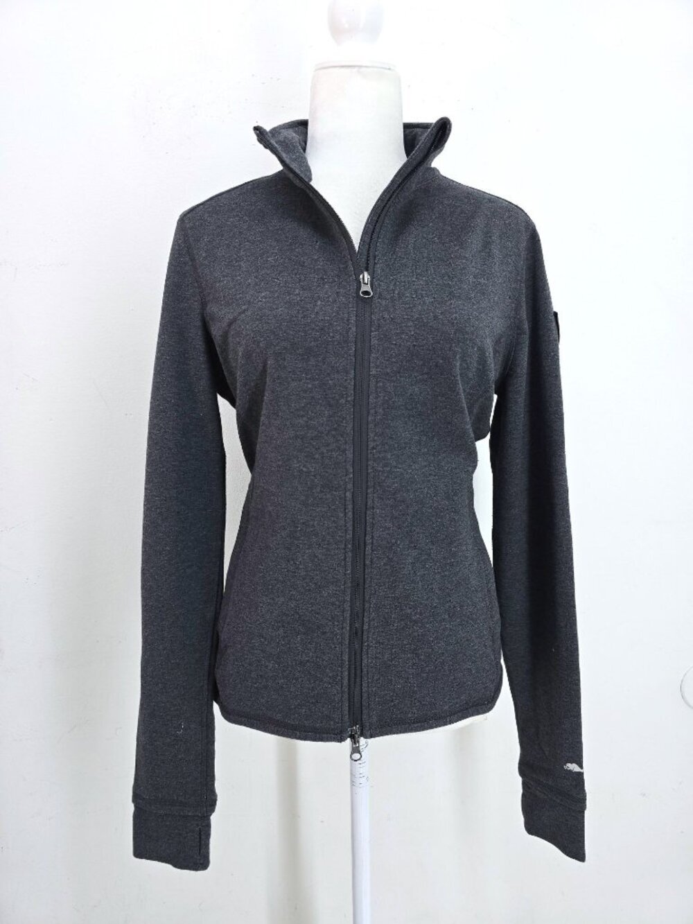 Roots 73 Banff Springs Patch Full Zip Fleece Sweater Jacket Women Size Large